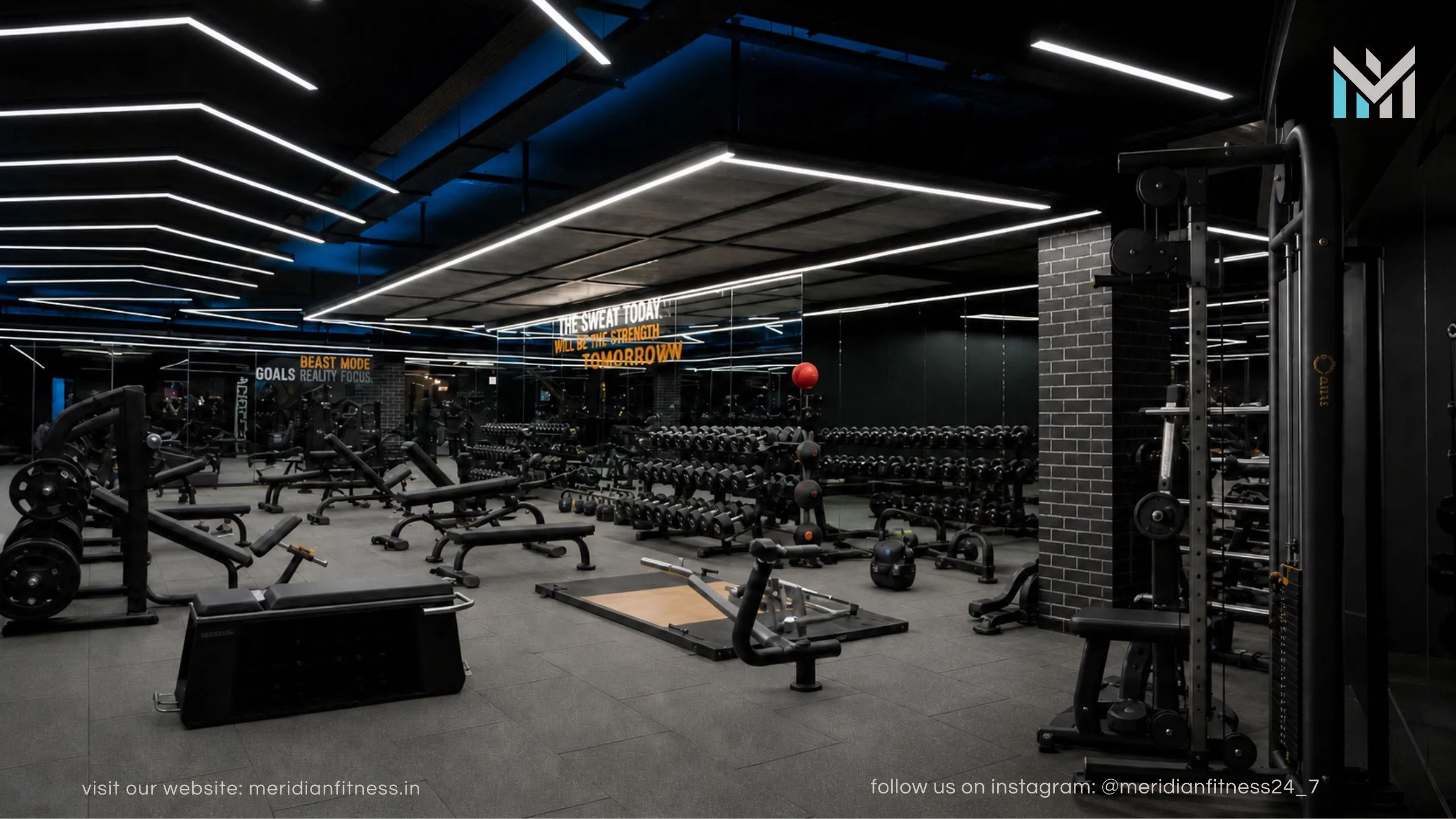 Meridian Fitness strength training area